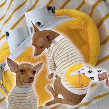 Load image into Gallery viewer, Comfortable Zipper Plush Pouch Summer Stripes T-shirt