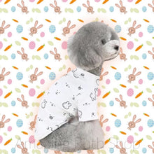 Load image into Gallery viewer, Cute Comfortable Rabbit Doodle Print T-shirt, Pet Clothing