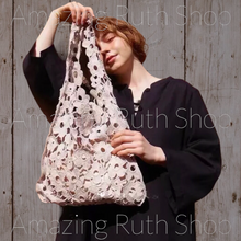 Load image into Gallery viewer, Chic Flower Cut-Out Embroidery Shoulder Bag, Tote Bag