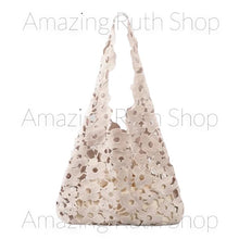 Load image into Gallery viewer, Chic Flower Cut-Out Embroidery Shoulder Bag, Tote Bag
