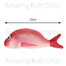 Load image into Gallery viewer, Cute Simulation Plush Fish, Catnip Cat Fish Toy Packed in Supermarket Seafood Tray
