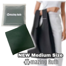 Load image into Gallery viewer, NEW MEDIUM SIZE, Reusable, Recycle and Foldable Bag ,Durable Polyester Tote Shopping Bag Eco Friendly

