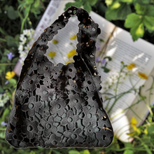Load image into Gallery viewer, Chic Flower Cut-Out Embroidery Shoulder Bag, Tote Bag
